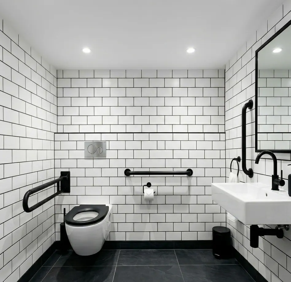 Bathroom tiling in Brackley